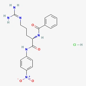 (s) - 5 - (Amidinoamino) -2- (Benzoylamino) -n- (4- 니트로 페닐) Valeramide monohydrochloride 丨 CAS 21653-40-7