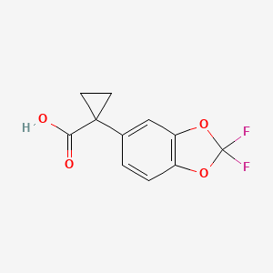 1-(2,2-디플루오로-벤조1,3디옥솔-5-일)-시클로프로판카르복실산丨CAS 862574-88-7